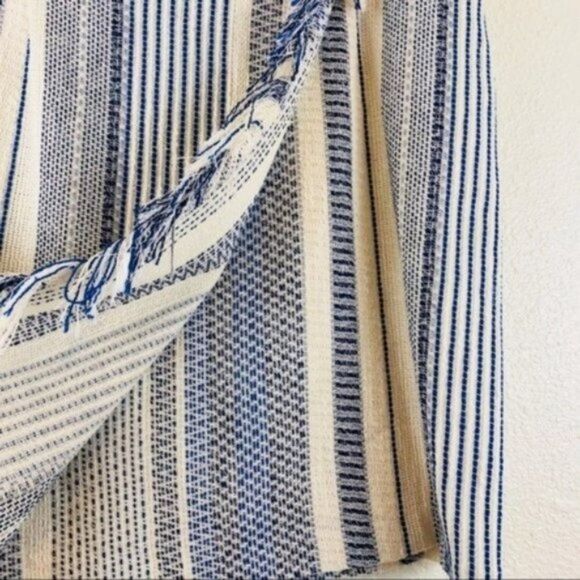 HALOGEN Fringe Faux Wrap Pencil Skirt  - Picture 3 of 7